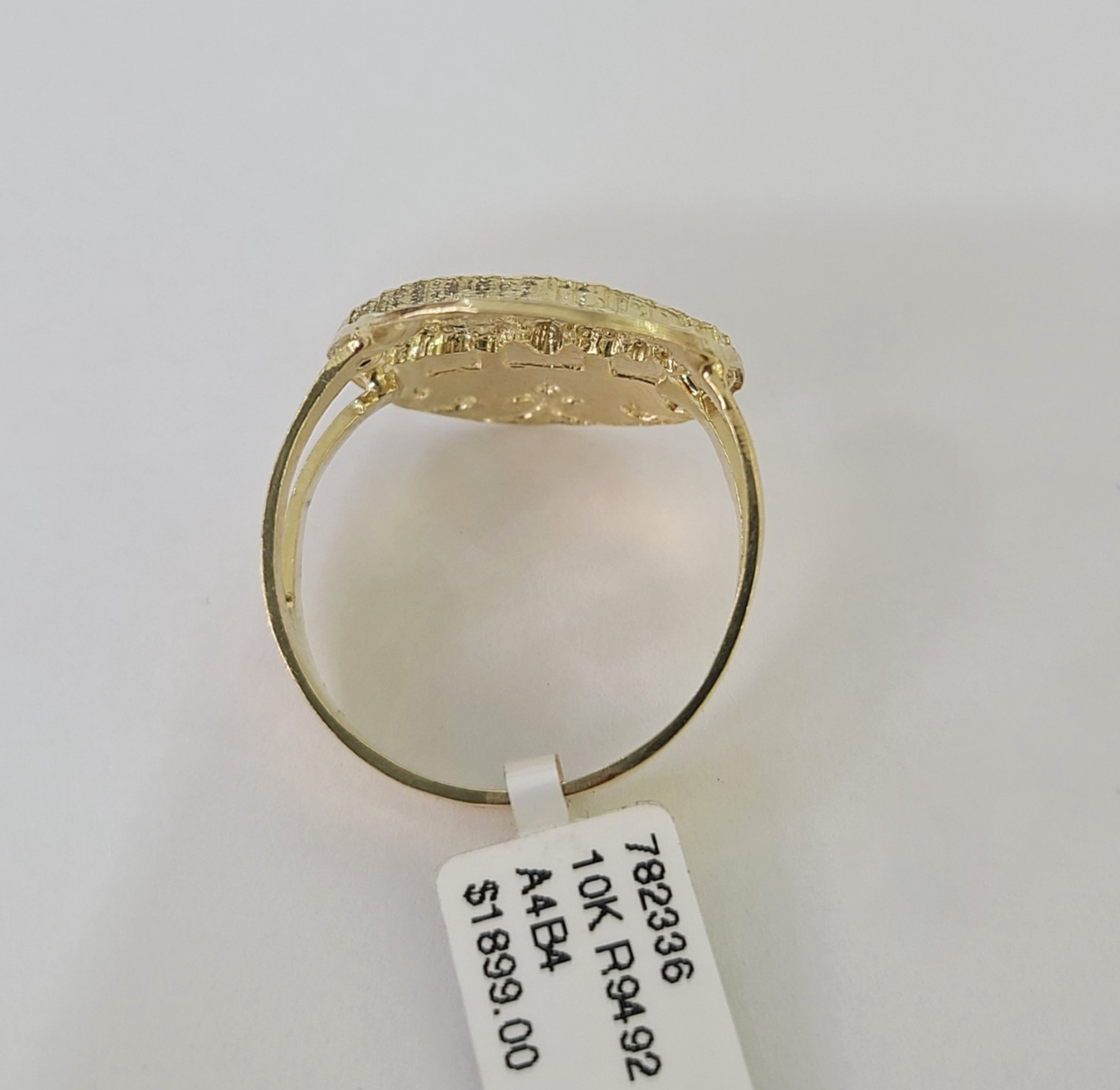 10k Last Supper Ring Yellow Gold Men Real Genuine