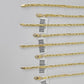 Real 10k Milano Rope Chain Necklace Yellow Gold 3mm 18" 20" 22" 24" Genuine