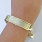 14K REAL ID Bracelet Solid Miami Cuban Link 12mm 8.5 inches 14kt Yellow Gold