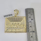 10K Franco Chain Last Supper Pendant Charm Necklace 20"-26" 3mm Gold Yellow