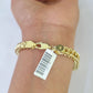 10k Franco Bracelet 6mm 8" Inch Yellow Gold Men Women Link Real 10kt
