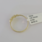 Real 10k Nugget Ring Yellow Gold Casual Ring 10kt Genuine