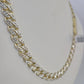 Real 10k Royal Monaco Chain 8mm Diamond Cut 22 inches Yellow Gold Necklace