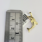 10K Real Dolphin Charm Pendant Yellow Gold 1" Genuine