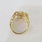 10k 50 Pesos Coin Centenario Ring Yellow Gold Men Real Genuine