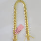 14K Solid Yellow Gold Miami Cuban Bracelet Box Clasp 8.5" Inch 7mm Link
