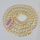 14k Yellow Gold chain Solid Necklace Cuban Curb Link REAL 8mm 20" - 30 Inch Mens