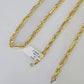 Real 10k Milano Rope Chain Necklace Yellow Gold 5mm 22" with no days off charm