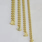 Real 10k Gold Miami Cuban link Bracelet 6mm-9mm 7"-9" 10kt Yellow Gold
