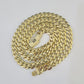 Real 10K Royal Monaco Chain Box Clasp 7mm Gold Necklace 10Kt 24" Genuine