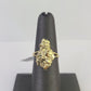 Real 10k Nugget Ring Yellow Gold Casual Ring 10kt Genuine