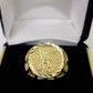 10k 50 Pesos Coin Centenario Ring Yellow Gold Men Real Genuine