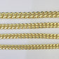 Real 10k Gold Miami Cuban link Bracelet 6mm-9mm 7"-9" 10kt Yellow Gold
