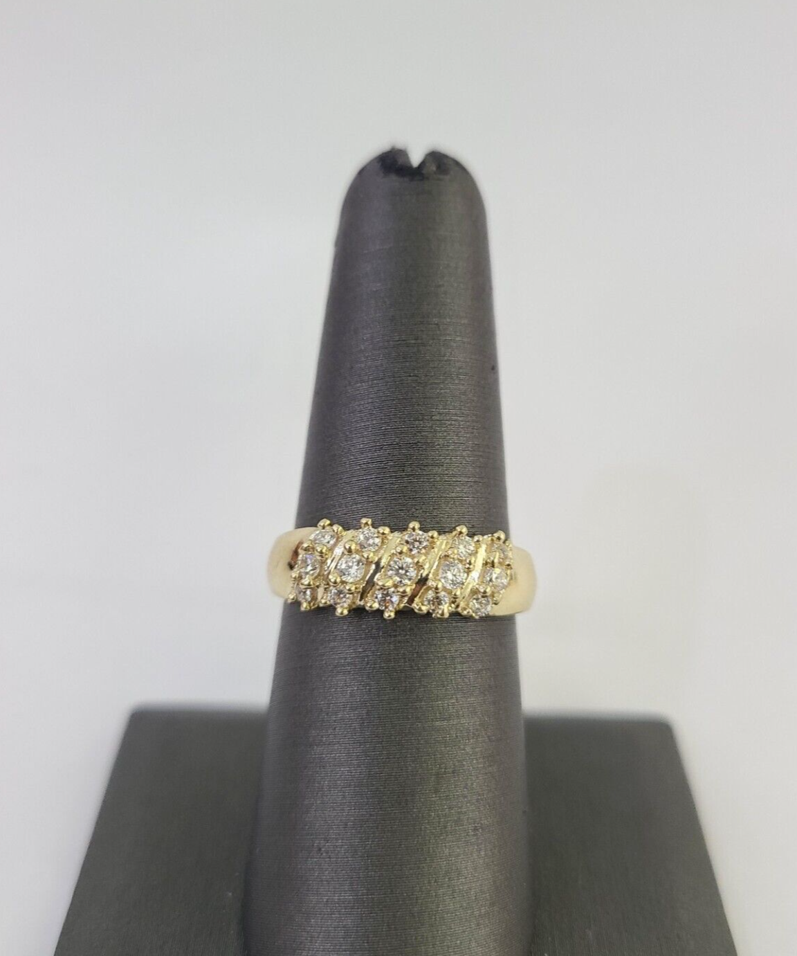 Real 10k Yellow Gold Ring Wedding Engagement Casual 10Kt Genuine