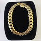 Real 10K Royal Monaco Bracelet Yellow Gold 8" Box Clasp 9mm Genuine