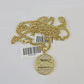 10K Gold Miami Cuban Chain Last Supper Charm 18"-30" 3mm REAL Pendant Necklace