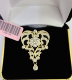 14K Real Chandelier Pendant Charm Yellow Gold Genuine 14Kt