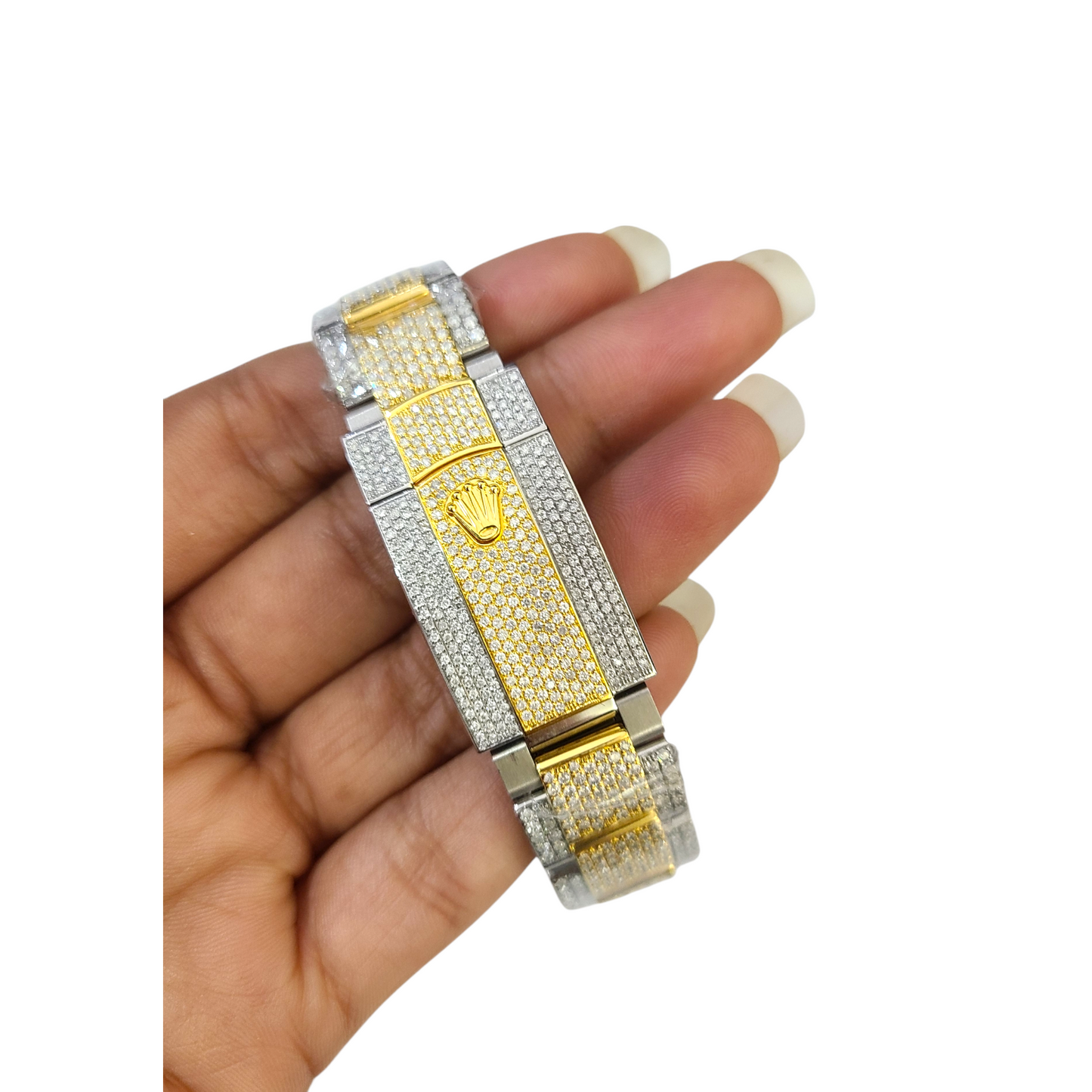 Rolex Men's Diamonds Watch With 12 CT Natural Diamonds