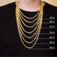 Solid Real 10k Gold Chain Miami Cuban Link 6mm Box Lock 22" Yellow Gold Necklace