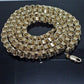 Real 10k Gold Byzantine Chain Necklace 8mm 28" Inch Box.