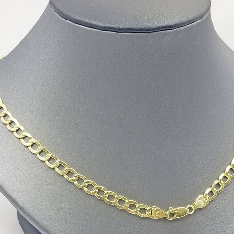 10K Yellow Gold Miami Cuban Curb Link chain 6mm Necklace 18"-26"  Real