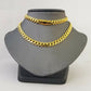 Real 10k Gold Royal Miami Cuban Monaco Link Chain 8mm 24" yellow gold necklace
