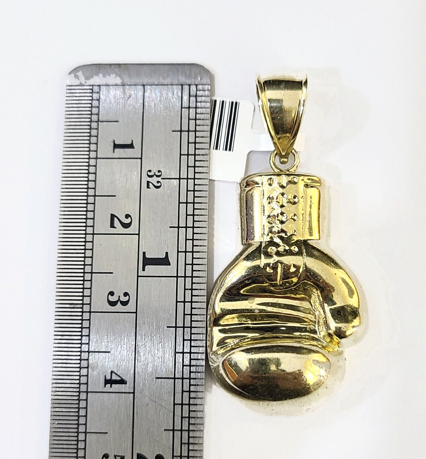 10K Yellow Gold Real Boxing Glove Pendant Sport Charm