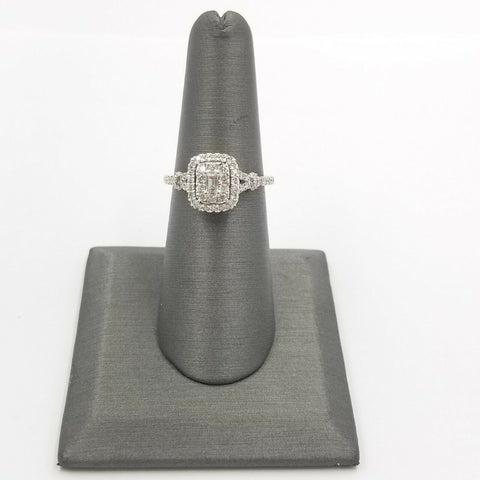 Real 14K Rose Gold & Diamond Engagement/Weeding Ring Women's Solid Gold 0.50CT