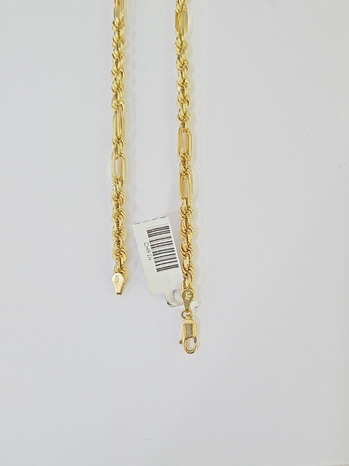 10k Solid Yellow Gold Milano Rope chain 4mm 26Inches Genuine Necklace