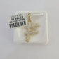 10k Real Yellow Gold Genuine Diamond Initial A-Z Alphabet Charm Pendent