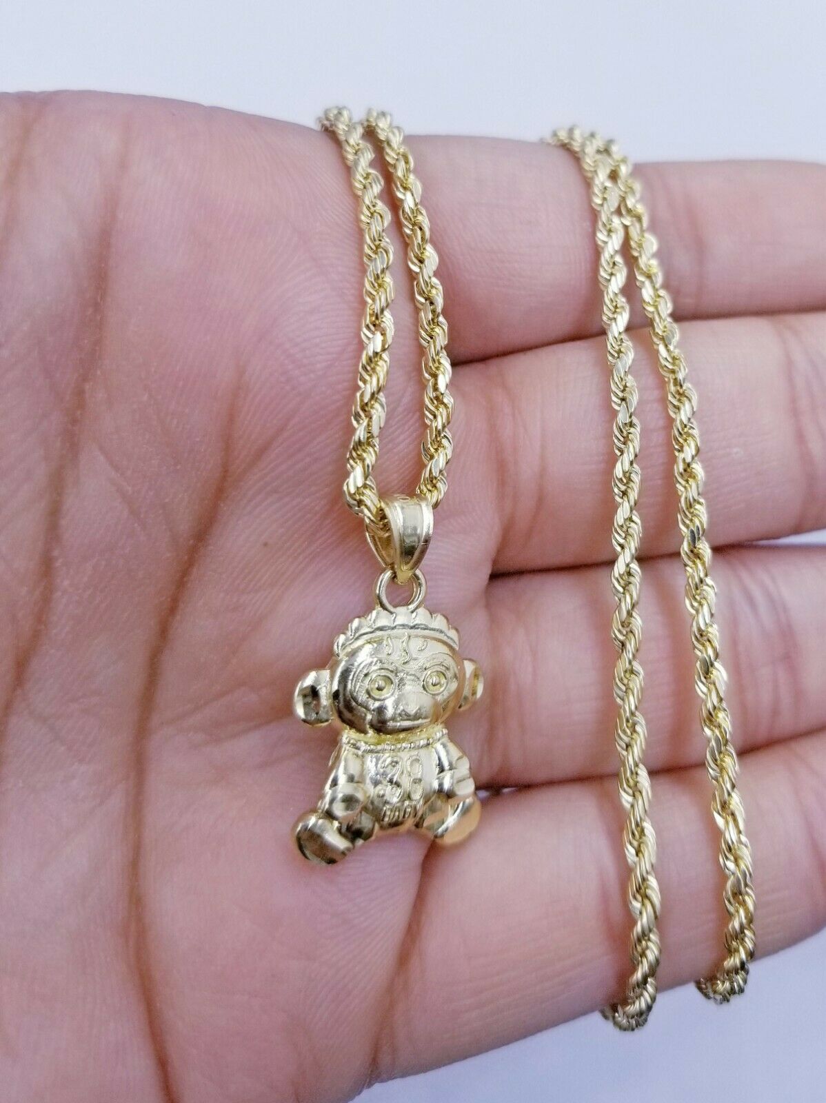 10k solid online gold 38 baby pendent