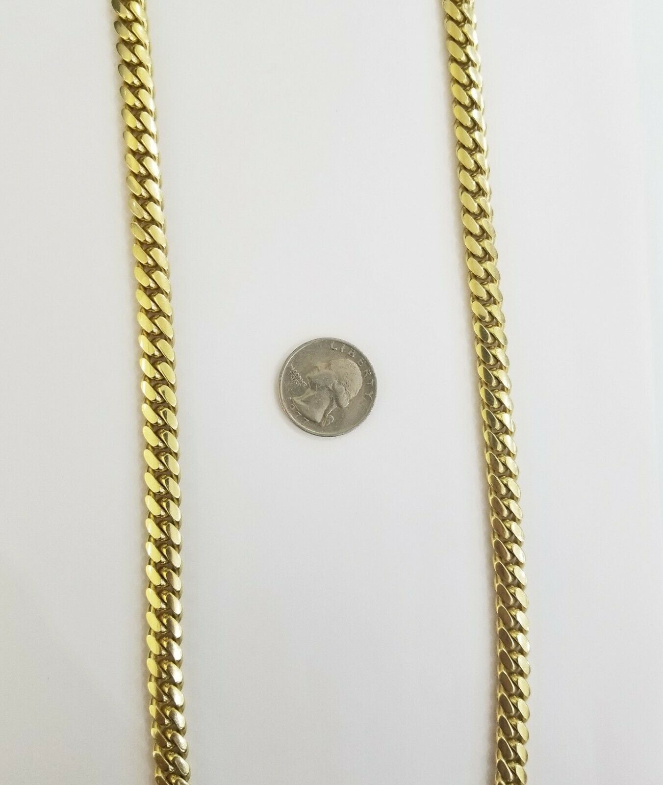 10K SOLID Yellow Gold Miami Cuban Chain 8mm 24 Inch men's Real gold 10kt