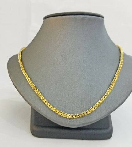 10k real Franco yellow gold chain male 2.5mm 26 inch necklace lobster lock ,10kt
