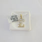 10k Real Yellow Gold Genuine Diamond Initial A-Z Alphabet Charm Letters Pendent
