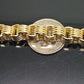 Real 10k Gold Byzantine Chain Necklace 8mm 28" Inch Box.