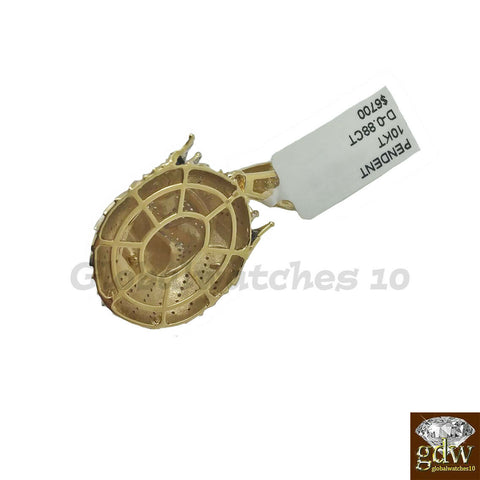 10k Gold Pendant For Men with Diamonds King Lion Head Pendant  Custom Design!