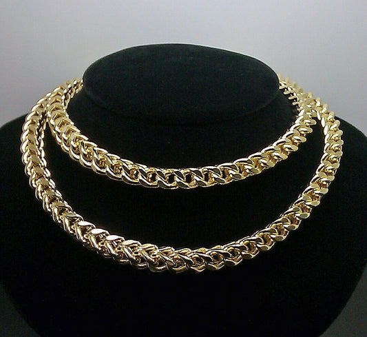 10K Yellow Gold Men's Thick Franco Chain 26"