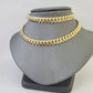 14K Solid Yellow Gold 9mm Miami Cuban Link Chain Necklace 24" Inch 14Kt