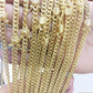 Real 10k Gold Miami cuban Link Chain 5.5 to 6mm Necklace 18 inch Box Lock Link