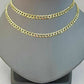 Solid Real 10k Gold Cuban Curb Link Chain 24" Necklace 5mm 10kt Yellow Gold