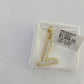 10k Real Yellow Gold Genuine Diamond Initial A-Z Alphabet Charm Pendent