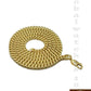 10k Yellow Gold Chain Mens Franco Necklace 24" Inch 5.5mm Lobster REAL 10KT GOLD
