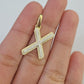 10k Real Yellow Gold Genuine Diamond Initial A-Z Alphabet Charm Pendent