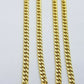 Real 10k Yellow Gold chain Miami Cuban Link necklace 6mm Mens 10kt 22" Box Lock