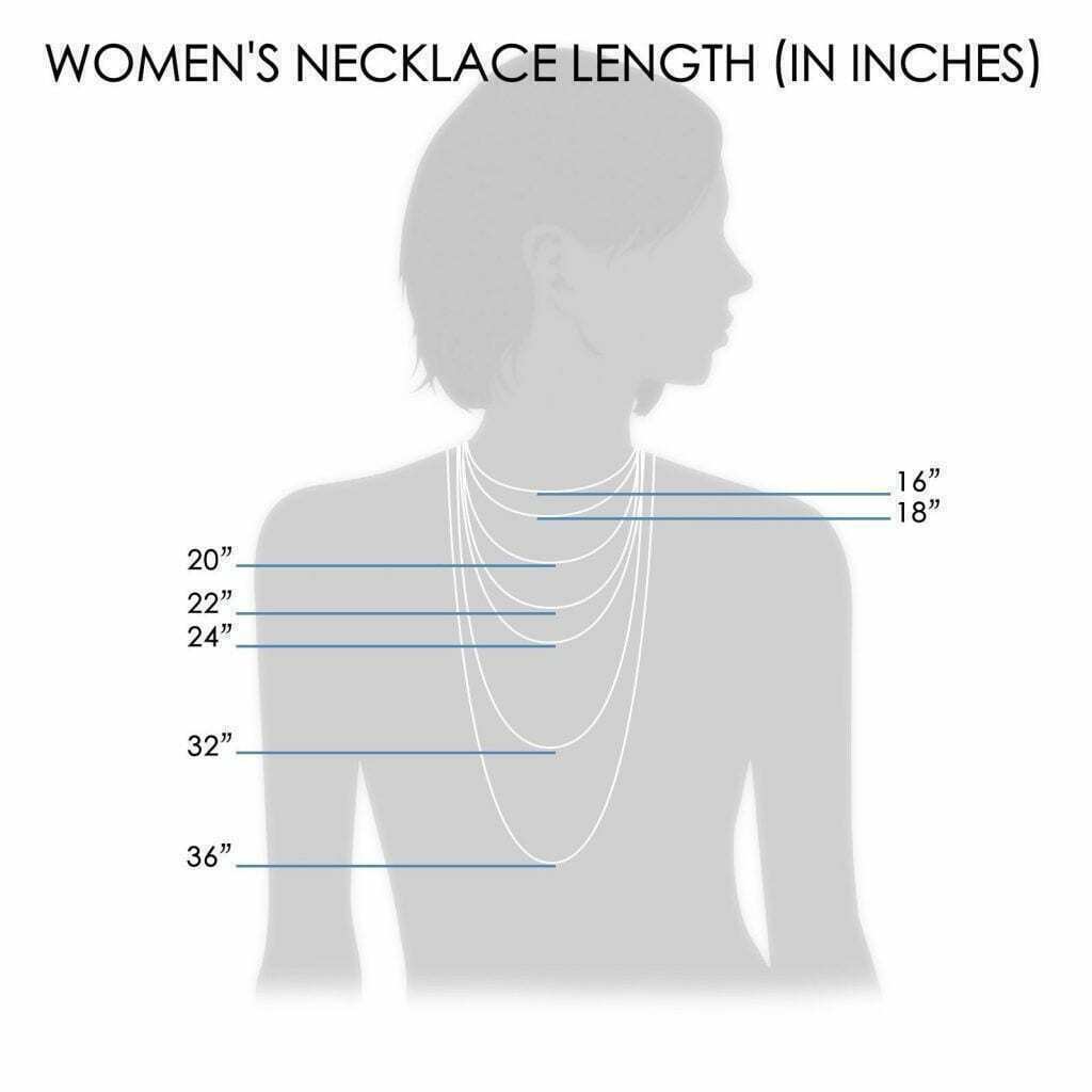 Guide: Standard Necklace Length Size Chart - Picking up Perfect Chain!