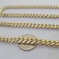 Real SOLID 14k Yellow Gold 9mm Miami Cuban Link Chain Necklace 20" 22" 24" 26"