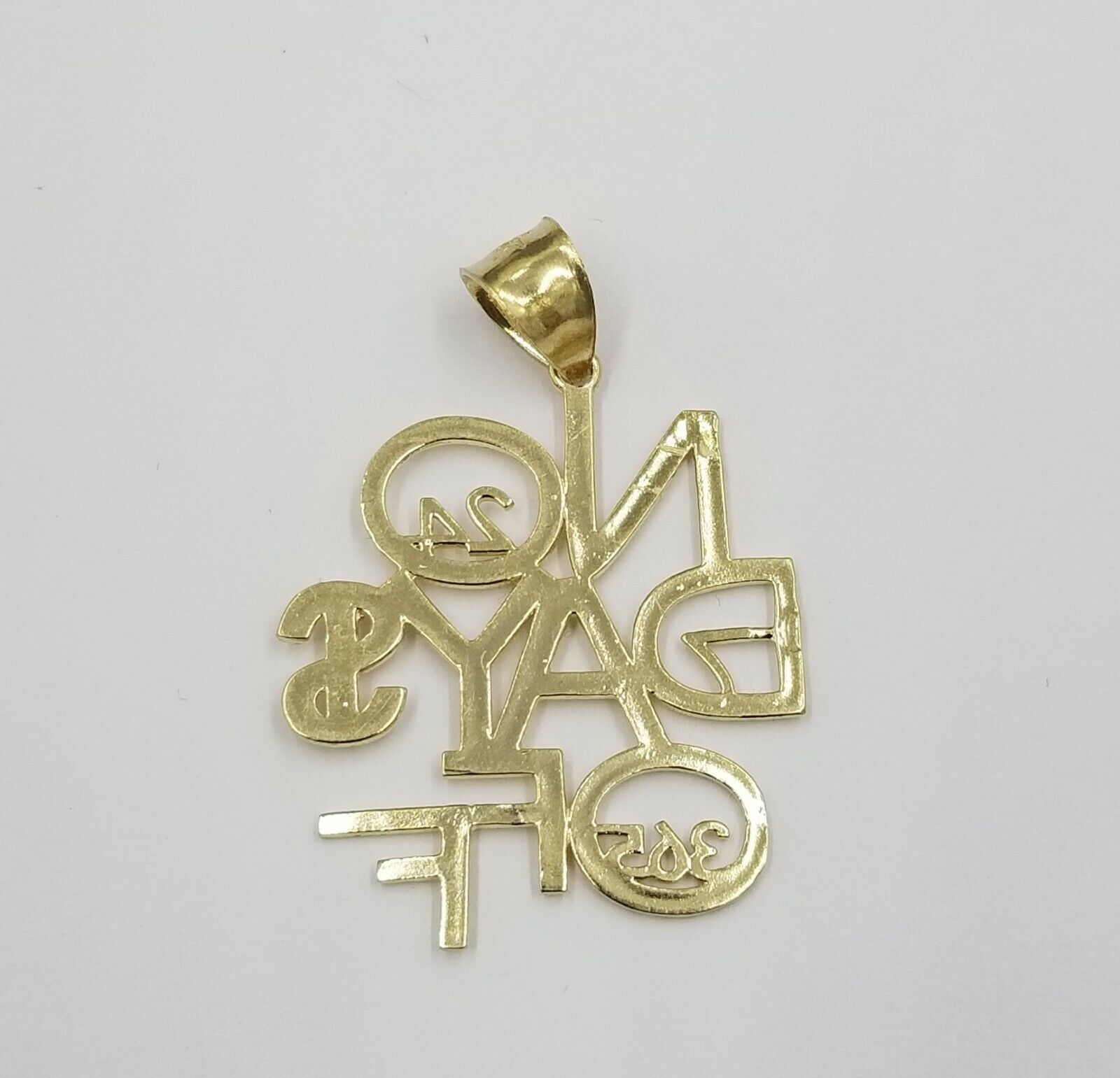 No Days Off Gold purchases Color Pendant