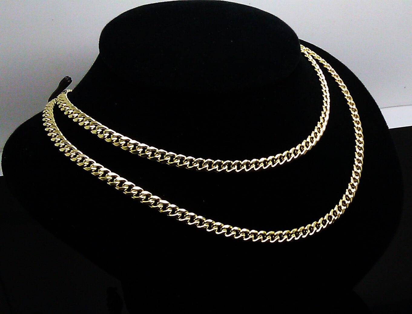 10K Yellow Gold Men Miami Cuban Chain 30"  5mm Box Lock