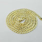 Solid Real 10k Gold Cuban Curb Link Chain 24" Necklace 5mm 10kt Yellow Gold