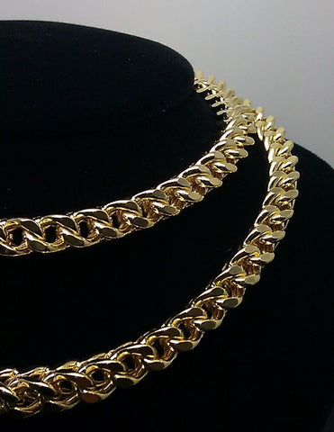 10K Yellow Gold Men's Thick Franco Chain 26"
